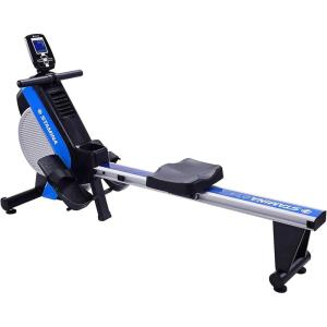 imageStamina DT Plus Rowing Machine 1409  Rower Machine with Smart Workout App  Rower Workout Machine with Dual Air and Magnetic Resistance  Up to 250 lbs Weight Capacity