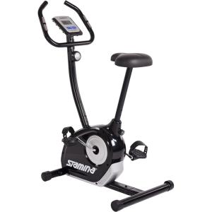 imageStamina Magnetic Upright Exercise Bike 1310  Smart Workout App No Subscription Required  8 Levels Smooth Quiet Magnetic Resistance  EasytoUse Fitness Monitor  Integrated Heart Rate Sensors